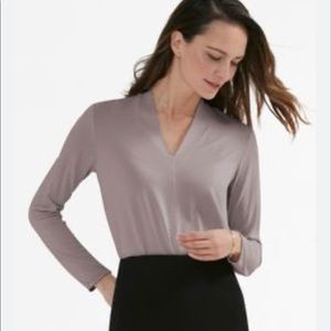 MM Lafleur Wilder Top in Rain Cloud (XS)